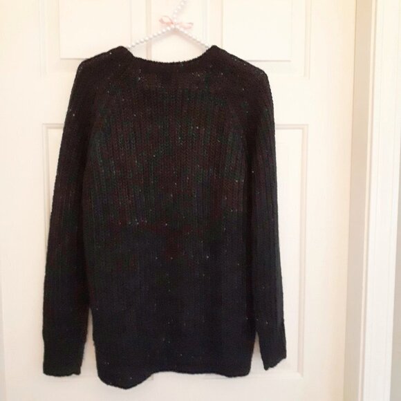 EUC Joe Fresh black sequin sparkle knit sweater, XS - Picture 6 of 7